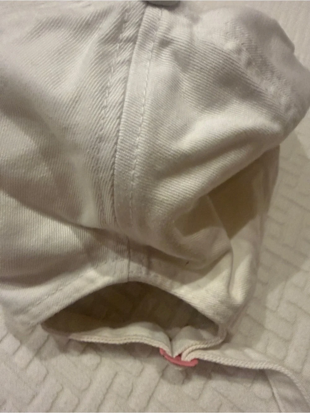 Kith BARBIE White Kids Cap with Pink Script Logo